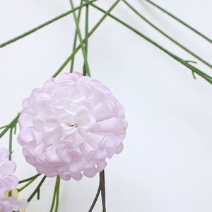 Fleurs artificielles en crème simulée Xinchengzhi, bouquet en soie à 3 têtes pour décorations de mariage et de maison - Product Image 4