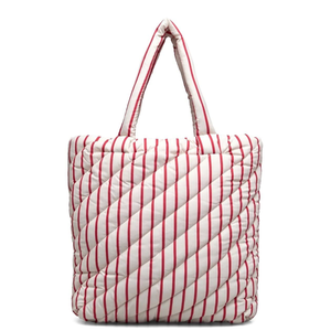 กระเป๋าโท้ทผ้าแคนวาสทรงพัฟฟ์ฟิชสำหรับผู้หญิง แฟชั่น ทันสมัย ขนาดใหญ่ ใส่ของได้เยอะ พิมพ์โลโก้ได้ตามต้องการ พกพาสะดวก กันน้ำ เหมาะสำหรับใส่ของช้อปปิ้ง - Product Image 1