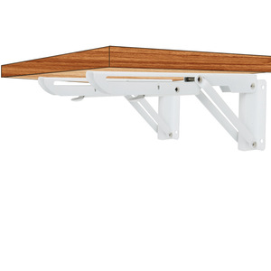 K Fold Bracket Wall Mounted Shelf Support <b>Frame</b> Ironwork Painting Durable Modern Simple Design - Product Image 5