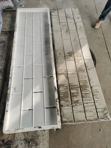 Khác Nhau 190*50cm sân bên ngoài bức tường hàng rào tấm khuôn xi măng nhựa hàng rào khuôn đúc sẵn lắp ráp bê tông Bảng điều khiển hình thức - Product Image 2
