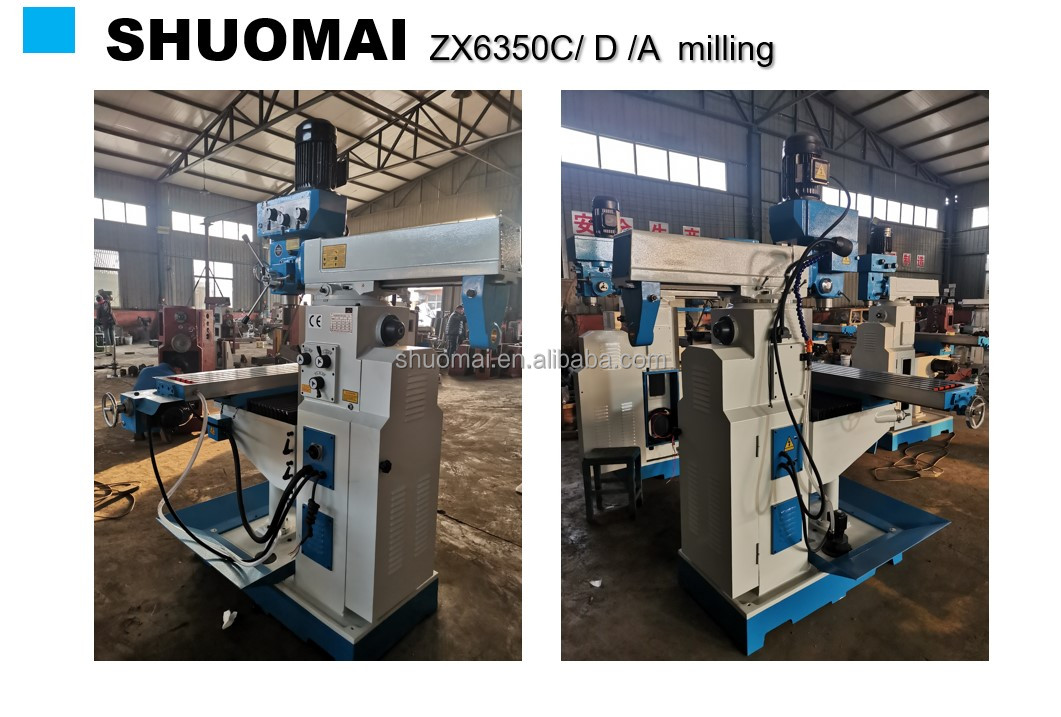 ZX6350 Vertical Milling Machine for Medium Duty CNC & Customizable ODM