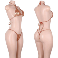 Tenue de danse exotique scintillante à strass effet écailles de poisson pour festival, combinaison G-string pour barmaid, vêtements de scène pour club