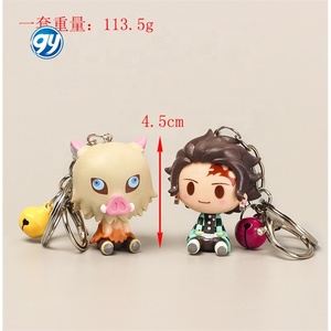 4.5CM porte-clés démon Kamado Nezuko Kochou Shinobu Slayers PVC Anime Figure pendentif pour Gashapon jeu Machine jeu prix jouets - Product Image 2