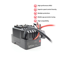 Contrôleur de vitesse électronique (ESC) professionnel haute tension étanche sans balais 300A 5-12S pour voiture/bateau/robot télécommandé et propulseur sous-marin