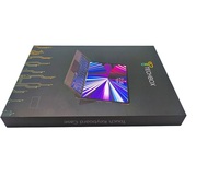 Cajas de Embalaje Rígidas Ecológicas para Computadora con Estampado en Caliente y Papel Kraft Marrón Biodegradable de Alta Calidad Hechas a Medida en Dorado