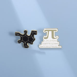 クリエイティブ数学エナメルピンカスタムラブ数学式パイ関数メタルパンクブローチラペルバッジジュエリーギフト - Product Image 3