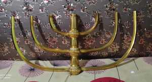 Mesa de boda, decoración del hogar, candelabro de lujo, Manorah - Product Image 3