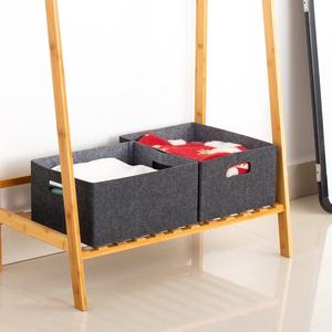 Panier de rangement <span class=keywords><strong>en</strong></span> feutre pour livres, pliable, pour bébé et enfant, 3 pièces, extra large - Product Image 6