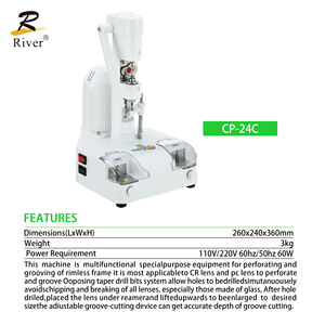 Meilleure usine CP-24C lentilles forage ODM perceuse optique personnalisable traitement des <span class=keywords><strong>lunettes</strong></span> sans monture - Product Image 3