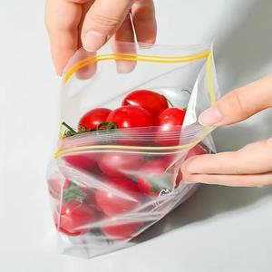 Bpa Free Reclosable Plastic <b>Zipper</b> Top <b>Bag</b> Freezer Resealable Food <b>Storage</b> <b>Bag</b> - Product Image 1