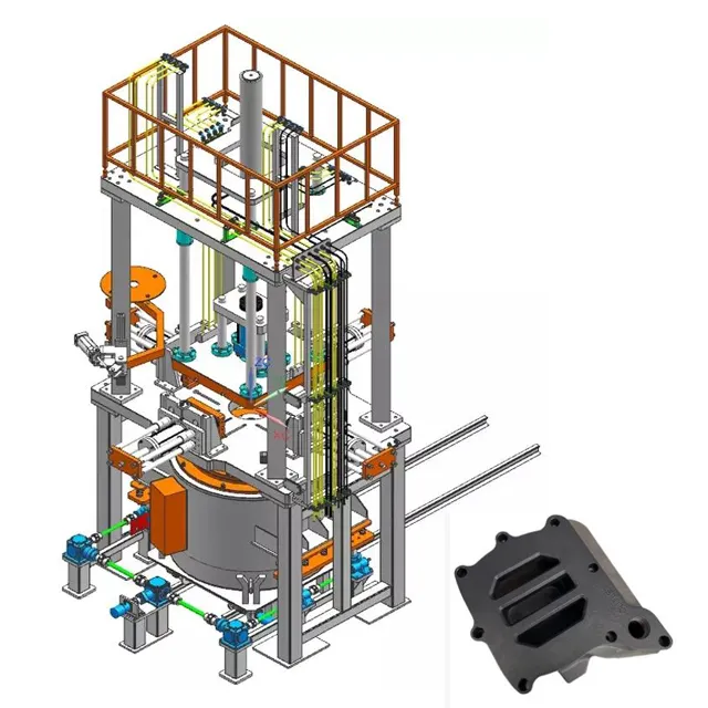 Produzione di fusione di alluminio JIS, DIN, ASTM BS standard professionale Die Cast macchina