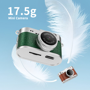 Retro Mini kỹ thuật số Keychain Máy ảnh nhỏ bodycam 1080p HD video 0.96 "IPS màn hình Pocket Recorder cho du lịch nghiên cứu Quà Tặng - Product Image 4