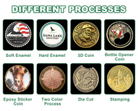 Buena venta para recuerdo profesional personalizado 2D 3D Logo esmalte suave grabado con láser moneda de oro antiguo