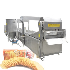 Continuous frying machine fryer industrial potato chips frying machine