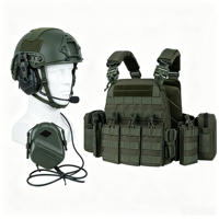 Casque tactique léger à coupe haute avec plaque céramique III IV, casque rapide balistique en UHMWPE ABS de type IIIA, porte-plaque de protection
