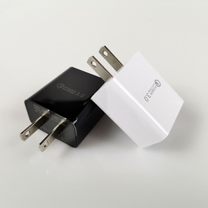 อะแดปเตอร์ชาร์จเร็วคุณภาพสูง 18W QC 3.0 มาตรฐานยุโรป/อเมริกา ช่อง<span class=keywords><strong>เ</strong></span>สียบ USB-A <span class=keywords><strong>เ</strong></span>ดี่ยว สำหรับ iPhone /Oppo/Xiaomi/Huawei - Product Image 4
