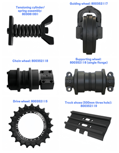 อะไหล่รถขุด Shantui รุ่น SE215/220/235/245/260/335/370LC-9 ตัวปรับความตึงสายพานเครื่องยนต์ 3976834 2874377 3922900 3250937 A229900006383 3050398 - Product Image 5
