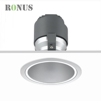 Réflecteur chromé 30W projet d'hôtel réglable Smart COB Down Spot Spot Spot encastré LED