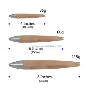 Bouchon de cèdre entièrement truqué Leurre de pêche en eau salée Blancs en <span class=keywords><strong>bois</strong></span> Leurre de pêche à la traîne en <span class=keywords><strong>bois</strong></span> non peint Bouchon de cèdre - Product Image 6