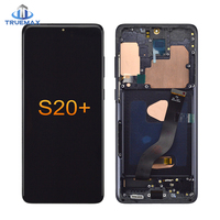 Téléphone portable lcds cadre écran affichage pantalla para de tela pour samsung galaxy s20 ultra plus fe s20fe s20plus 4g 5g s20ultra