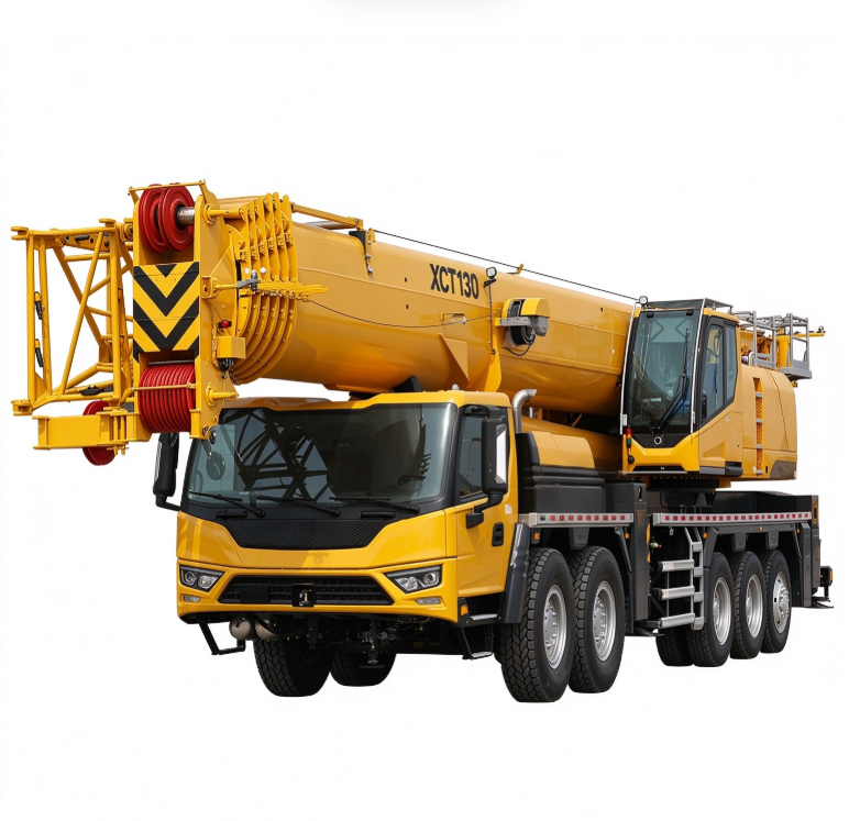 Reliable XCT130G8-1 Truck Crane 130 Ton 4-axle 8-section 78m Main Boom ...