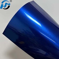 Haute qualité TPU métallisé bleu PPF autocollants rouleau forme autocollant de voiture extérieur pour la carrosserie du véhicule pour moto et voiture vinyle Wrap
