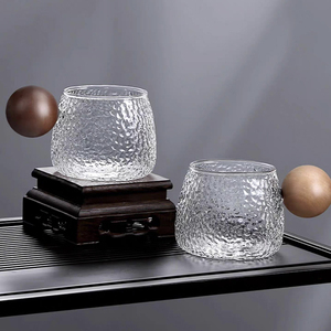 Heated Milk <strong>Coffee</strong> Glass Mug With Wooden Ball Handle for <strong>Coffee</strong> Milk Tea - Product Image 3