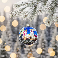 Boules de Noël en verre peintes à la main, personnalisées en usine, décorations de sapin de Noël en verre peintes à l'envers