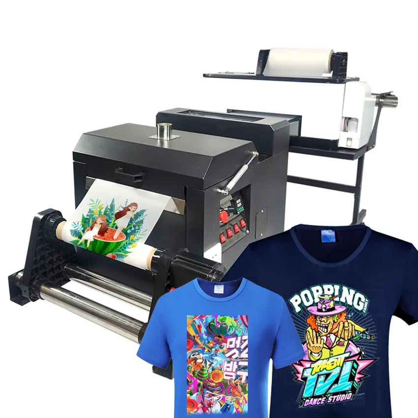 Small DTF Printer 30cm DTF PET Film Machine A3 DTF Printer with Powder Dyer Machine