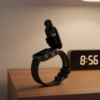 Montre connectée pas chère, écouteurs TWS 2 en 1, tracker d'activité physique, écran TFT carré, haute qualité, surveillance de la santé, sport, NFC D8E