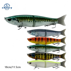 Cheery Lvde 18 centimètres 65.5g simple articulé ABS poisson de glisse naufrage leurre gros gibier <span class=keywords><strong>truite</strong></span> basse pêche appâts de natation - Product Image 1