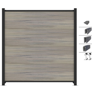 Clôture synthétique Antique en Aluminium Wpc, panneaux de clôture composite, taille bricolage - Product Image 1