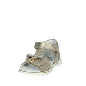 Sandalo da bambina Balducci CITA6980 in pelle bianca con cinturino a T e fibbia decorativa con strass, tacco decorativo, per uso casual - Product Image 6