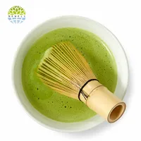 Newell toptan toplu üretim el yapımı özel 100 çatal Chasen bambu beyaz yeşil çay çırpma teli ile Logo özelleştirmek
