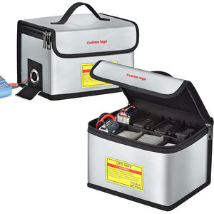 Sac de protection pour batterie Lipo, ignifuge et anti-explosion, grande capacité, pochette de sécurité pour le stockage et la charge - Product Image 1