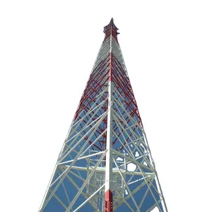 Stahl Radio Kommunikation Gsm Antenne Netzwerk Telekommunikation Dreieckiges Eisen Selbst tragendes Gitter 20m Wifi 5g Cell Tower Zum Verkauf