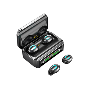 Auricolari GQ-03 con Display Orologio di Prima Classe 2025, <span class=keywords><strong>Cuffie</strong></span> Wireless con Luci Colorate per <span class=keywords><strong>Gaming</strong></span> - Product Image 3