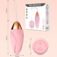 Jouet sexuel miniature mignon 2023, œuf vibrant avec télécommande, 10 fréquences, œuf vibrant pour l'amour, pour femme