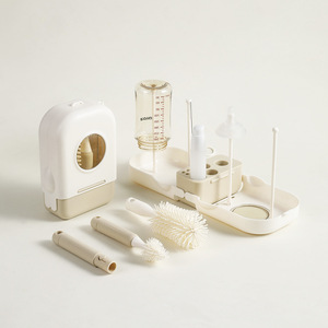 Juego de Cepillos de Silicona para Biberones, Portátil, para Bebés Recién Nacidos, Venta Caliente - Product Image 1