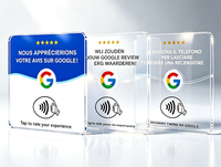 Meilleures ventes : Plaque de commentaires Google RFID 213 en acrylique, étanche, avec adhésif au dos