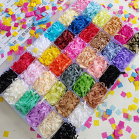 Papier de cuisson blanc naturel écologique de qualité supérieure, papier raphia déchiqueté pour l'emballage de boîtes à bijoux