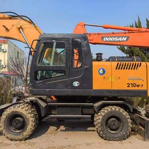 Offre Spéciale – Excavatrice sur pneus HYUNDAI 210W-7/210W-9 de 21 tonnes, d'occasion, avec moteur coréen d'origine 125 kW – En stock - Product Image 2