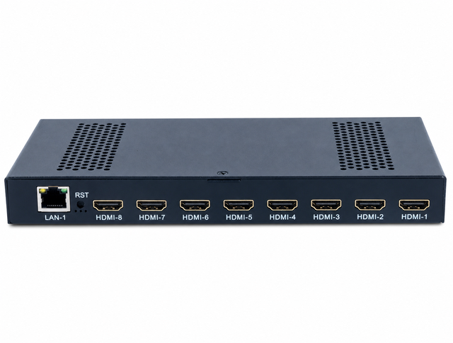 8 Channel HDMI Video Encoder H.265 H.264 Dual Stream Support 4x 1080p 60fps or 8x 1080p 30fps