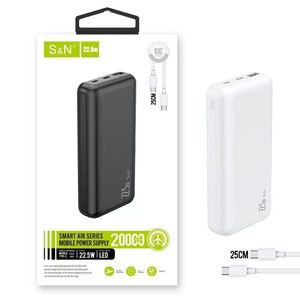 S&N200C3 Smart Air Series, Fuente de Alimentación Móvil, Batería Portátil de Carga Rápida de 22.5W - Product Image 1