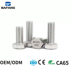 สลักเกลียว Monel โลหะผสม400สลักเกลียว/สลักเกลียว/น็อต UNS N04400 ASTM B7M A193ตัวยึดสารเคมีทางทะเล - Product Image 2