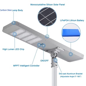 โคมไฟถนนโซลาร์เซลล์ออลอินวัน 80W รุ่นใหม่ ปี 2024 พร้อมระบบชาร์จ MPPT กันน้ำสำหรับภายนอกอาคาร รุ่น NT-23 S - Product Image 5