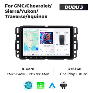 DUDUAUTO DUDU7 Radio Multimedia para Auto con Android, Estéreo para Auto, Navegación GPS para GMC Chevrolet Sierra Yukon Traverse <span class=keywords><strong>Equinox</strong></span> de 8 Pulgadas - Product Image 3