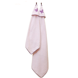 High Quality <b>Bamboo</b> Soft Ears Bath Baby <b>Towels</b> With Hood - Product Image 2