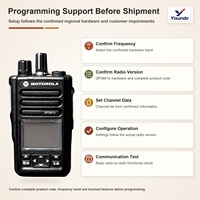 Radio portable DMR Motorola DP3661e d'origine, VHF 5W ou UHF 4W, 1000 canaux, IP68, WiFi, Bluetooth, GNSS pour la communication d'équipe