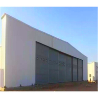 Vente directe d'usine, conception moderne, bâtiment préfabriqué en acier métallique, hangar pour avions, certifié CE, garantie de 5 ans